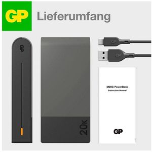 Produktbild für Powerbank GP Batteries M2+ 20C, 20000mAh