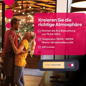 Produktbild für LED-Lampe Innr RF 274 T Filament Edison, E27