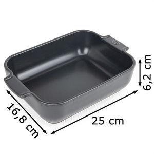 Produktbild für Auflaufform Peugeot Appolia 60107, schiefergrau, aus Keramik