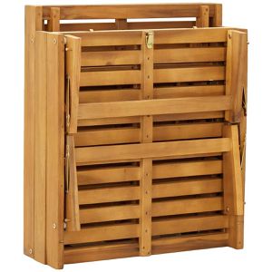 Produktbild für Sonnenliege vidaXL 46491, aus Holz / Stoff