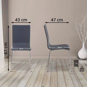 Produktbild für Besucherstuhl CLP Pepe, 181054908