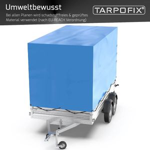 Produktbild für Anhänger-Plane Tarpofix HP8, wasserdichte Hochplane