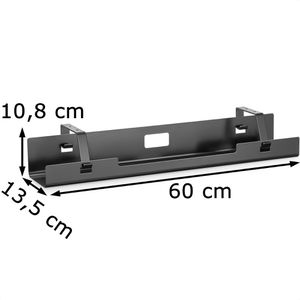 Produktbild für Kabelwanne Digitus DA-90450, schwarz