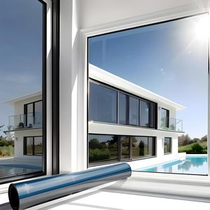 Produktbild für Fensterfolie Marapon M9020SMB schwarz, selbstklebend