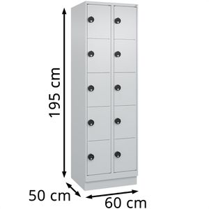 Produktbild für Schließfachschrank CP-Möbel Classic Plus lichtgrau