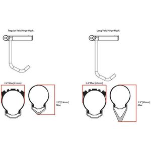 Produktbild für Fahrrad-Wandhalterung Feedback-Sports Velo Hinge