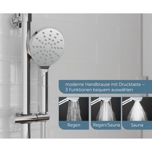 Produktbild für Duschsystem Schütte Madura Fresh, verchromt
