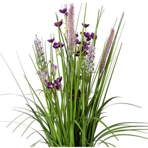 Produktbild für Kunstpflanze Creativ-green Stehgras-Busch
