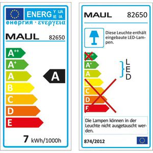 Produktbild für Lupenleuchte Maul Maulvitrum, 195 x 157 mm Glaslinse, LED