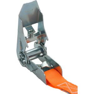 Produktbild für Spanngurt Feldtmann TECTOR, orange, mit Haken &amp; Ratsche