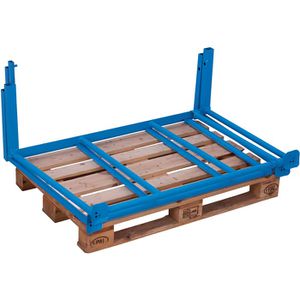 Produktbild für Palettenaufsatz VARIOfit Typ 75, pa-080.016, blau, Stahl