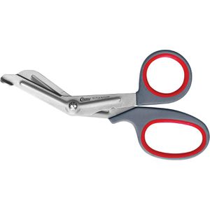 Verbandschere Clauss Titanium silber/grau/rot 18cm