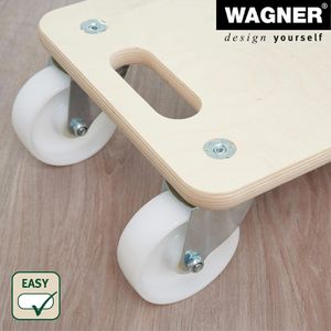 Produktbild für Möbelroller Wagner-System MM1326, Kunststoffrollen