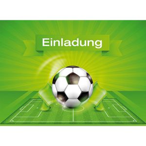 Produktbild für Einladungskarten Perleberg 7440001-2, Fußball
