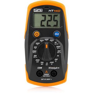 Multimeter HT-Instruments 1010160, HT14D Mini, digital, RMS
