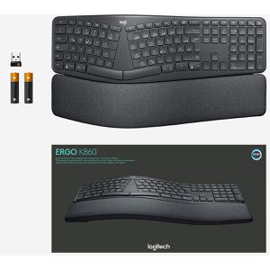 Produktbild für Tastatur Logitech Ergo K860 for Business
