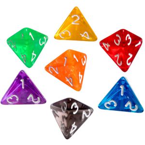 Würfel Philos 7510, transparent, bunt