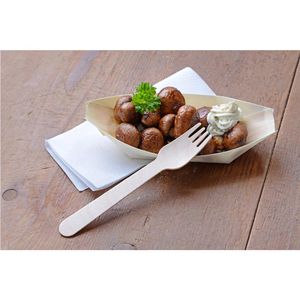 Produktbild für Einwegbesteck Gräwe 275.12, aus Birkenholz