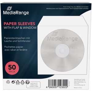 CD-Hüllen MediaRange BOX65, 124 x 124 mm