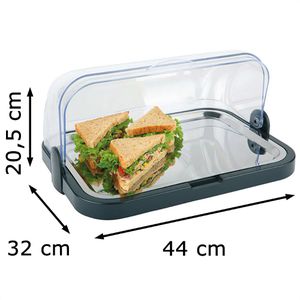 Produktbild für Servierplatte APS 09104 Buffetvitrine mit Haube