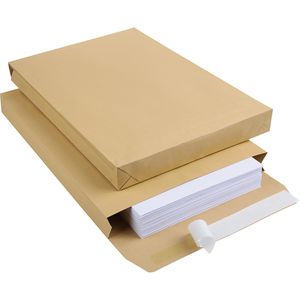 Faltentaschen Mailmedia E4, braun