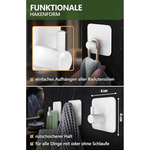 Produktbild für Klebehaken 4smile ZT-WH-VKW-4S