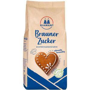 Zucker Diamant brauner Kristallzucker