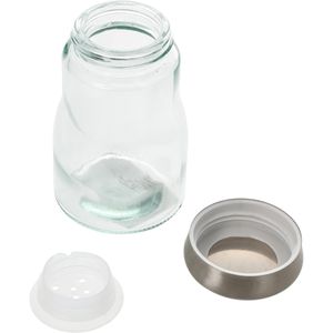 Produktbild für Gewürzgläser Zeller 19894, aus Glas, mit Edelstahldeckel