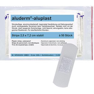 Produktbild für Pflaster Söhngen Aluderm Aluplast 1009158, 50 Strips