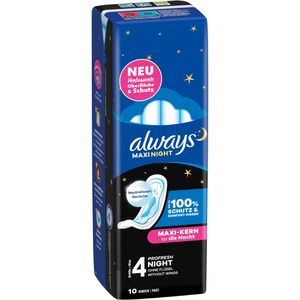 Produktbild für Damenbinden always Maxi ProFresh Night, Größe 4