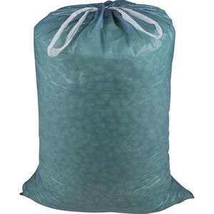 Müllsäcke 120 Liter, blau, mit Zugband, 70 x 110 cm, 25 Stück – Böttcher AG