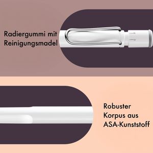 Produktbild für Druckbleistift Lamy safari 119, weiß, Kunststoff