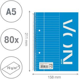 Produktbild für Collegeblock VON-Leitz 45770001, A5