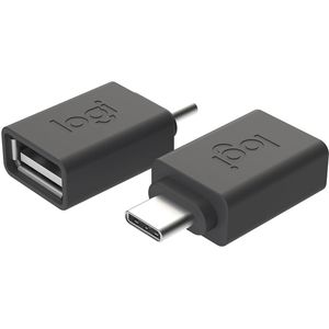 Produktbild für USB-Adapter Logitech 956-000005, schwarz