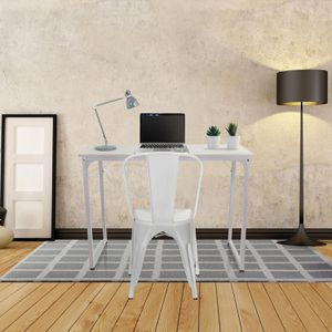 Produktbild für Schreibtisch hJh-OFFICE Workspace I 821000, weiß / weiß