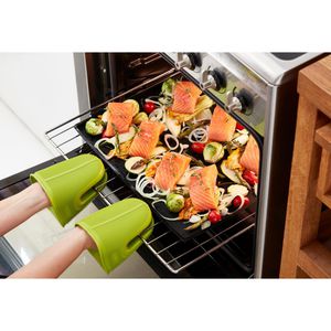 Produktbild für Backmatte Lekue mit Auslaufschutz, aus Silikon