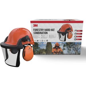 Produktbild für Forsthelm 3M Schutzhelm-Kombi-Set G3000CUVFOREST, orange