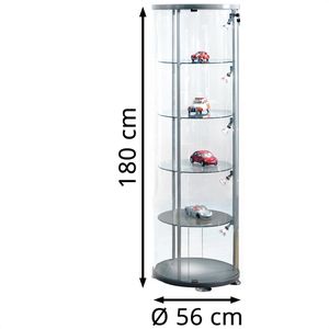 Produktbild für Glasvitrine Kerkmann Expoline 3762, stehend