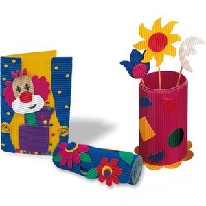 Produktbild für Bastelwellpappe Folia 741009, E-Welle