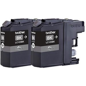Produktbild für Tinte Brother LC-123BKBP Doppelpack
