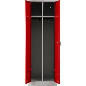 Produktbild für Spind G-Office WRC/2.1860.V2, Doppelspind, rot