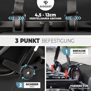 Produktbild für Gepäckträgertasche Radgeist PBL-20-49, schwarz, 20 Liter