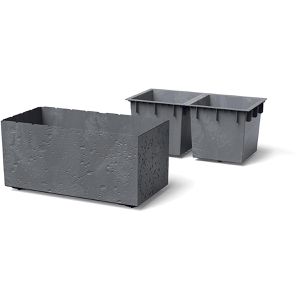 Produktbild für Pflanzkasten Prosperplast Sierra Case Beton grau