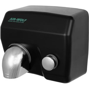 Händetrockner Air-Wolf Serie E, 10-331, Warmluft, schwarz