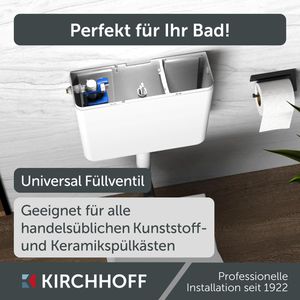 Produktbild für Füllventil Kirchhoff Universal-Schwimmerventil, 3/8 Zoll