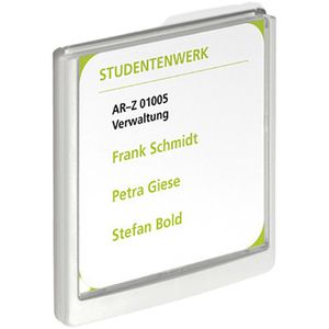 Produktbild für Türschild Durable 4862-02, Click Sign, weiß