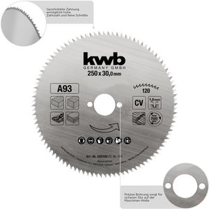 Produktbild für Kreissägeblatt kwb 587811