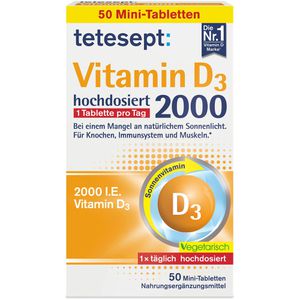 Vitamin-D tetesept 50 Tabletten