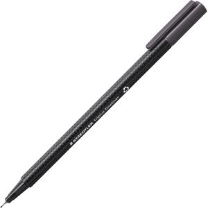 Produktbild für Fineliner Staedtler Triplus 334-9 BK4, schwarz