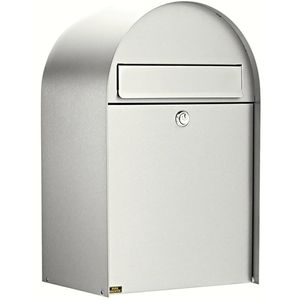 Briefkasten Burg-Wächter Nordic 3680 Ni, silber, aus Edelstahl